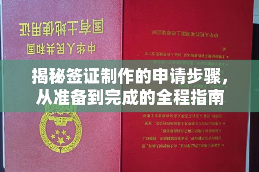 祁东揭秘签证制作的申请步骤，从准备到完成的全程指南